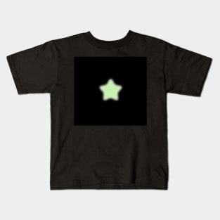 neon green star aura Kids T-Shirt